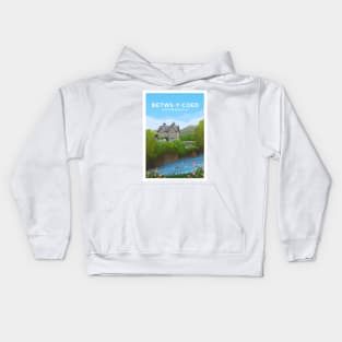 Betws Y Coed, Snowdonia North Wales Kids Hoodie